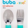Set cubiertos metal ZOO BUBA verde