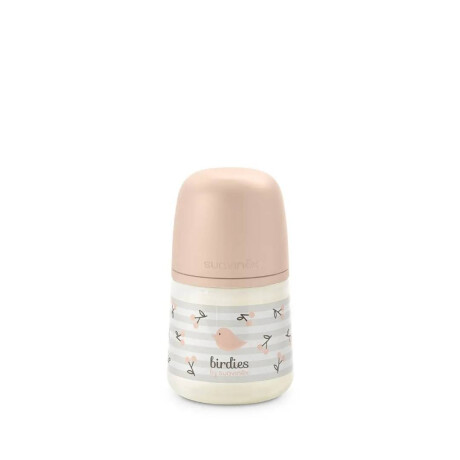Biberón Suavinex Fisiológico 0 a 3 meses Flujo S 150 ml Rosa