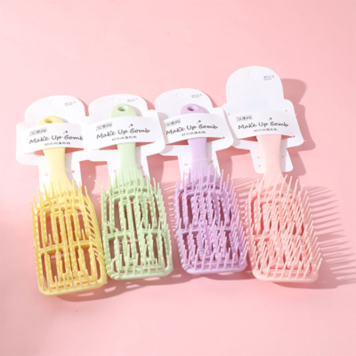Cepillo para cabello colores pastel con ventilación - Cepillo Para Cabello Colores Pastel Con Ventilación 
