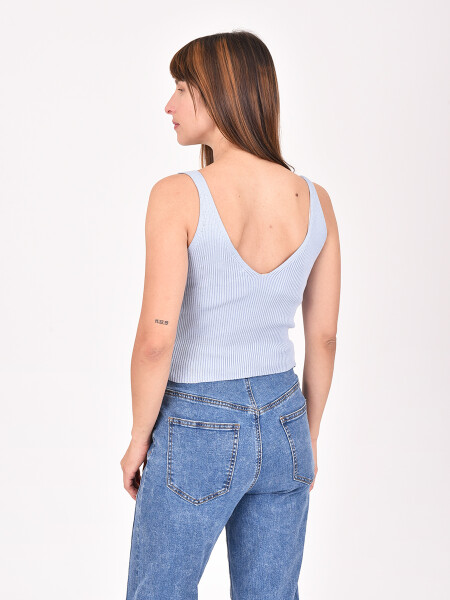 MUSCULOSA ABRIL AZUL CLARO
