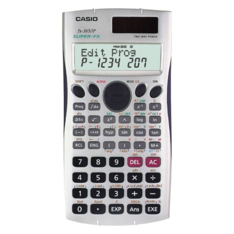 Calculadora Científica Programable FX-3650P Calculadora Científica Programable FX-3650P