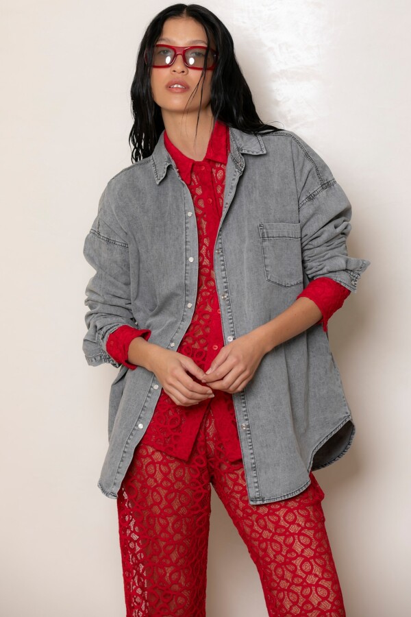 Camisa Jean Grey Rose