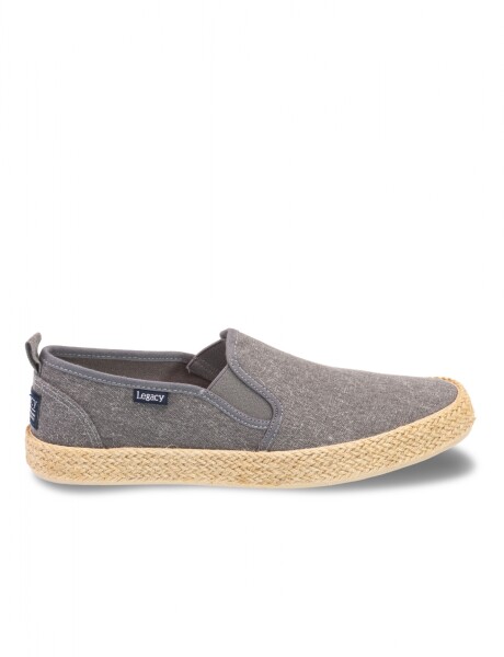 ZAPATILLA DE SUELA DE YUTE Gris