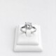 Anillo solitario con Zirconia grande engarce en cuatro puntas Anillo solitario con Zirconia grande engarce en cuatro puntas