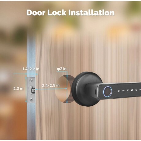 Cerradura Moes BDL-SNM10 Bt Huella Tarjeta Llave T 001