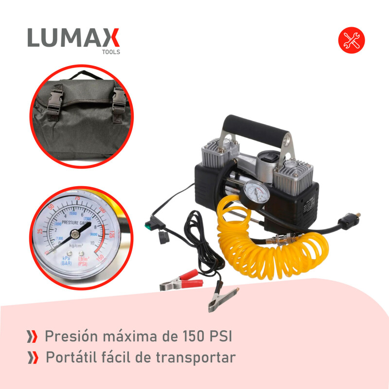 Compresor De Aire 12v 2 Cilindros 150 PSI Compresor De Aire 12v 2 Cilindros 150 PSI