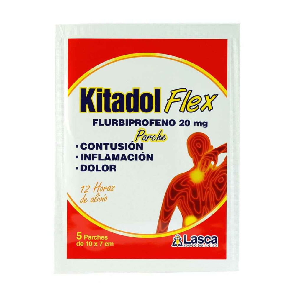 KITADOL FLEX SACHET X 5 PARCHES única