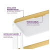 Escritorio Madera y MDF - Petit Escritorio Madera y MDF - Petit