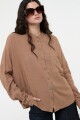 CAMISA CUELLO MAO Marron