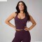 Tank Anywhere Cropped Built-In Tank Mujer Oxblood