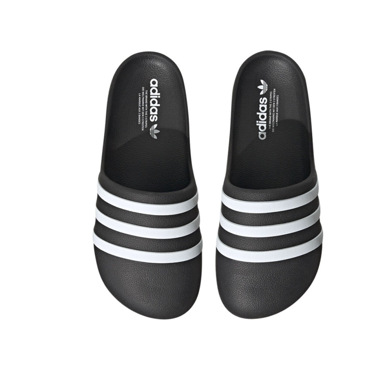 adidas ADIFOM ADILETTE - Black/white 