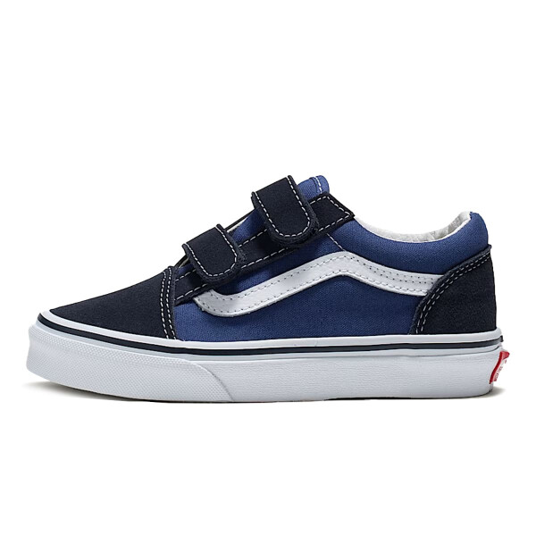 Championes Vans Old Skool V de Niños - VN000VHENWD1 Marino-blanco