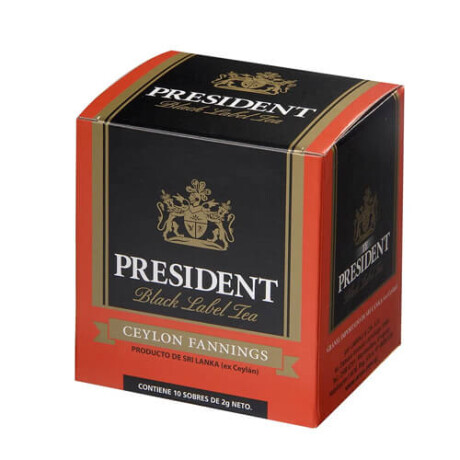 President Té Black Label 10 sobres President Té Black Label 10 sobres