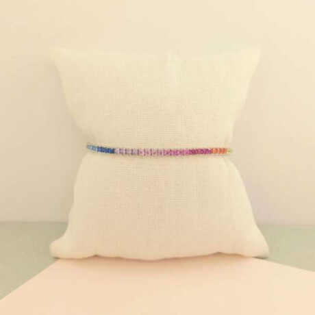 Pulsera de Plata 925 con Baño de Oro Gris Circonias