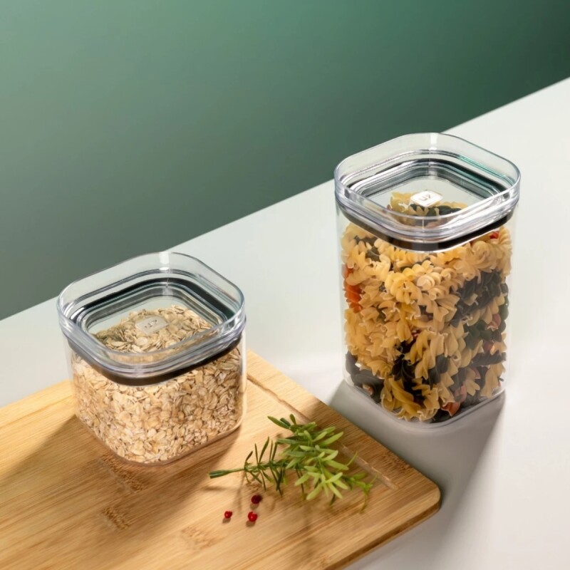Set x4 Potes herméticos 350ml TRANSPARENTE