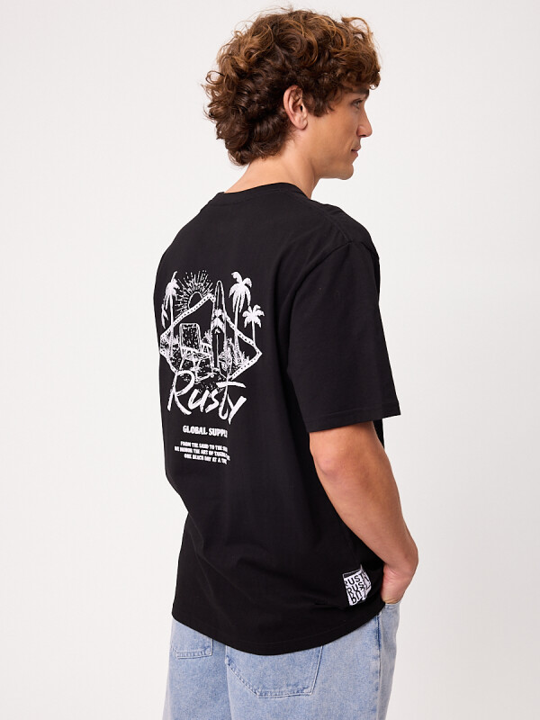 T-SHIRT OSLAS RUSTY Negro