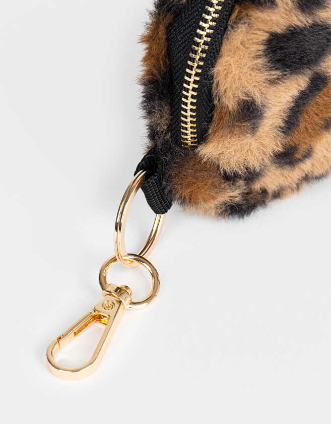 Monederos Monedero Peluche Animal Print - Estampado Animal Print