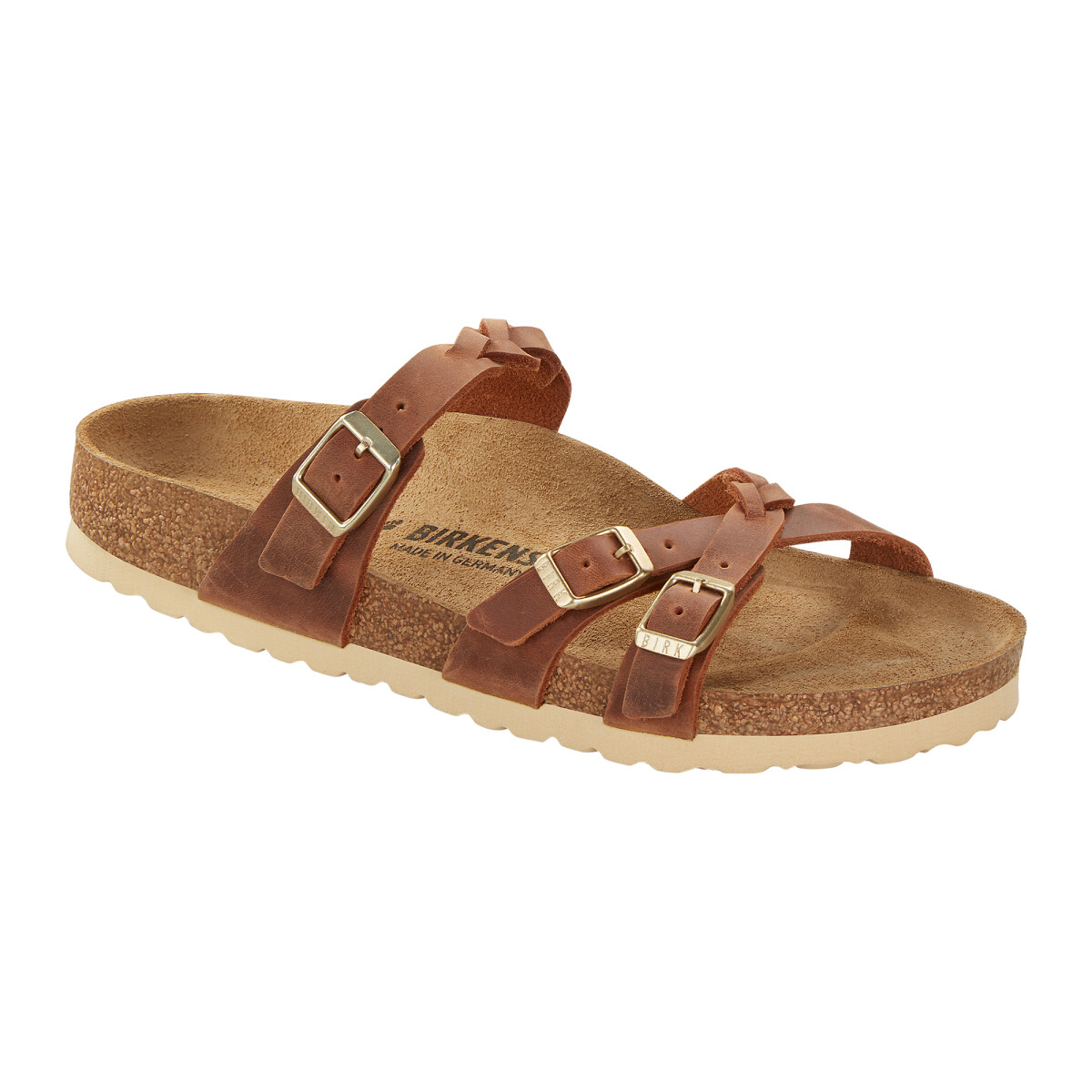 Sandalia Franca Braided LEOI - Regular - Cognac 