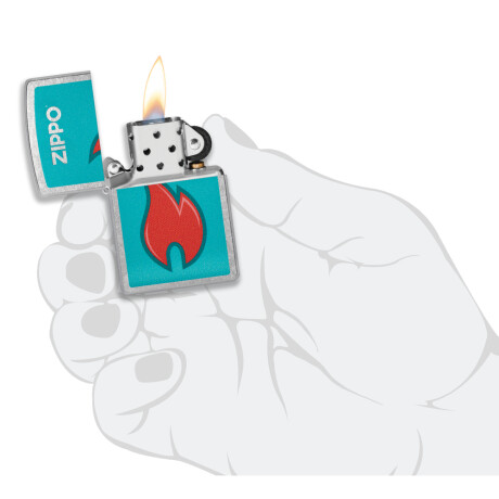 Encendedor ZIPPO 48495 C/Diseño Plata 0