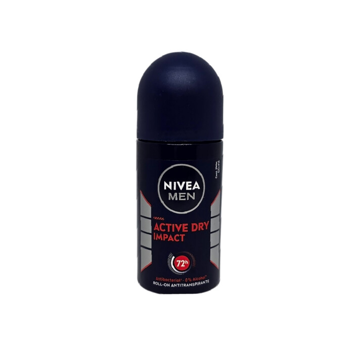 NIVEA DEO ROLL-ON DRY IMPACT FOR MEN FR. única
