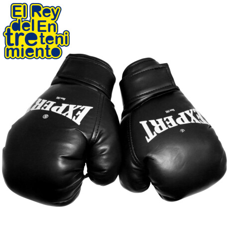 Guante De Boxeo Excelente Calidad Vendas Bolsas N1 Negro