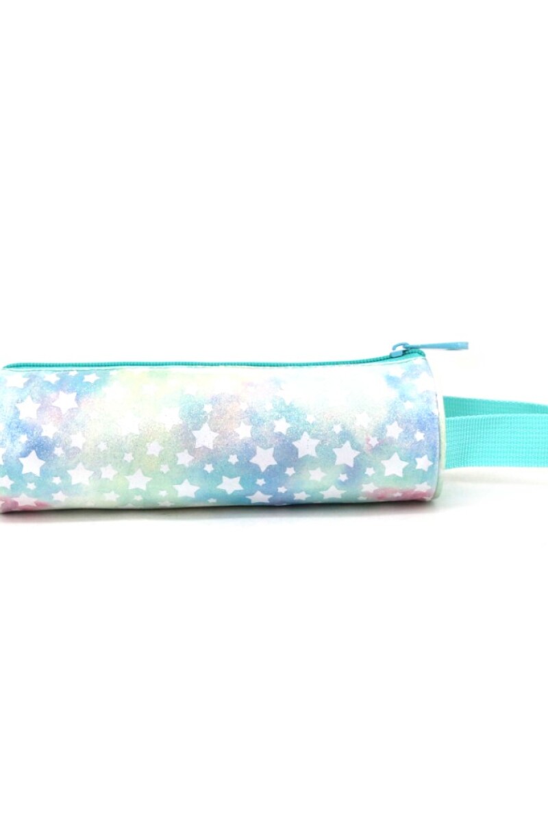 Cartuchera estrellas Celeste
