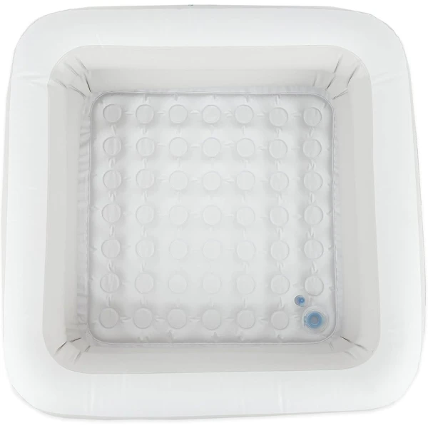 Bañera Bebé Bestway Mini Piscina Inflable Cuadrada Pileta Variante Color Blanco