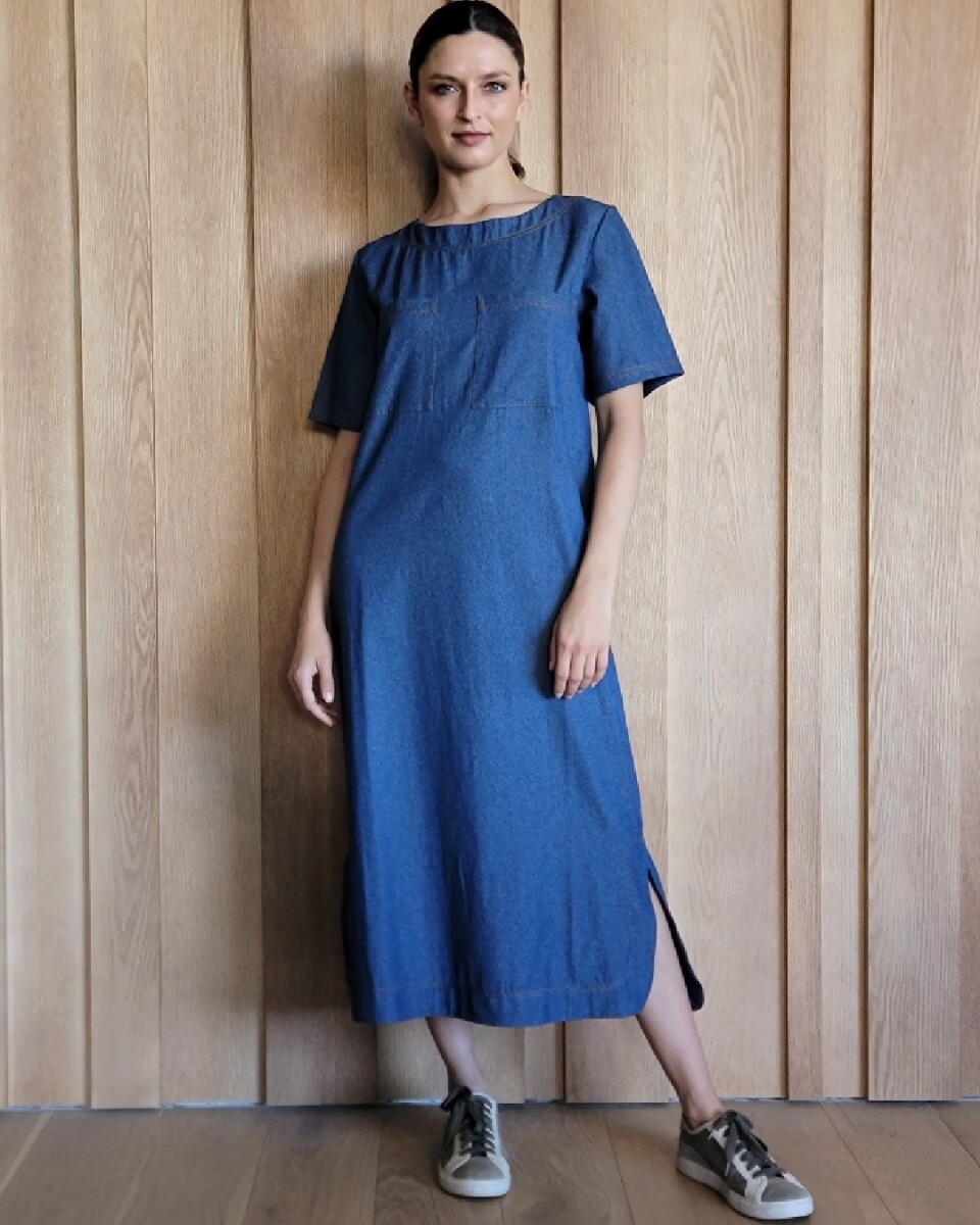Vestido Arrecife - Denim Azul 