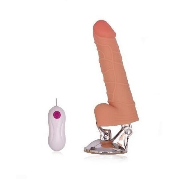 Consolador + Vibrador Realista + Gel Lubricante Ventosa 22cm Consolador + Vibrador Realista + Gel Lubricante Ventosa 22cm