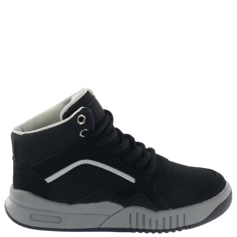 Botas de Niño Croco Kids Botita TINO acordonada Negro