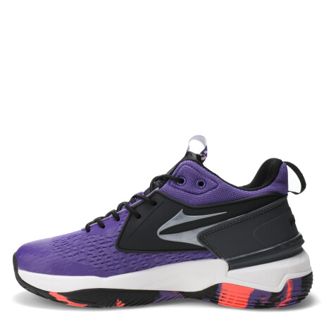 Championes Unisex Topper Basket Flight Violeta - Negro - Gris