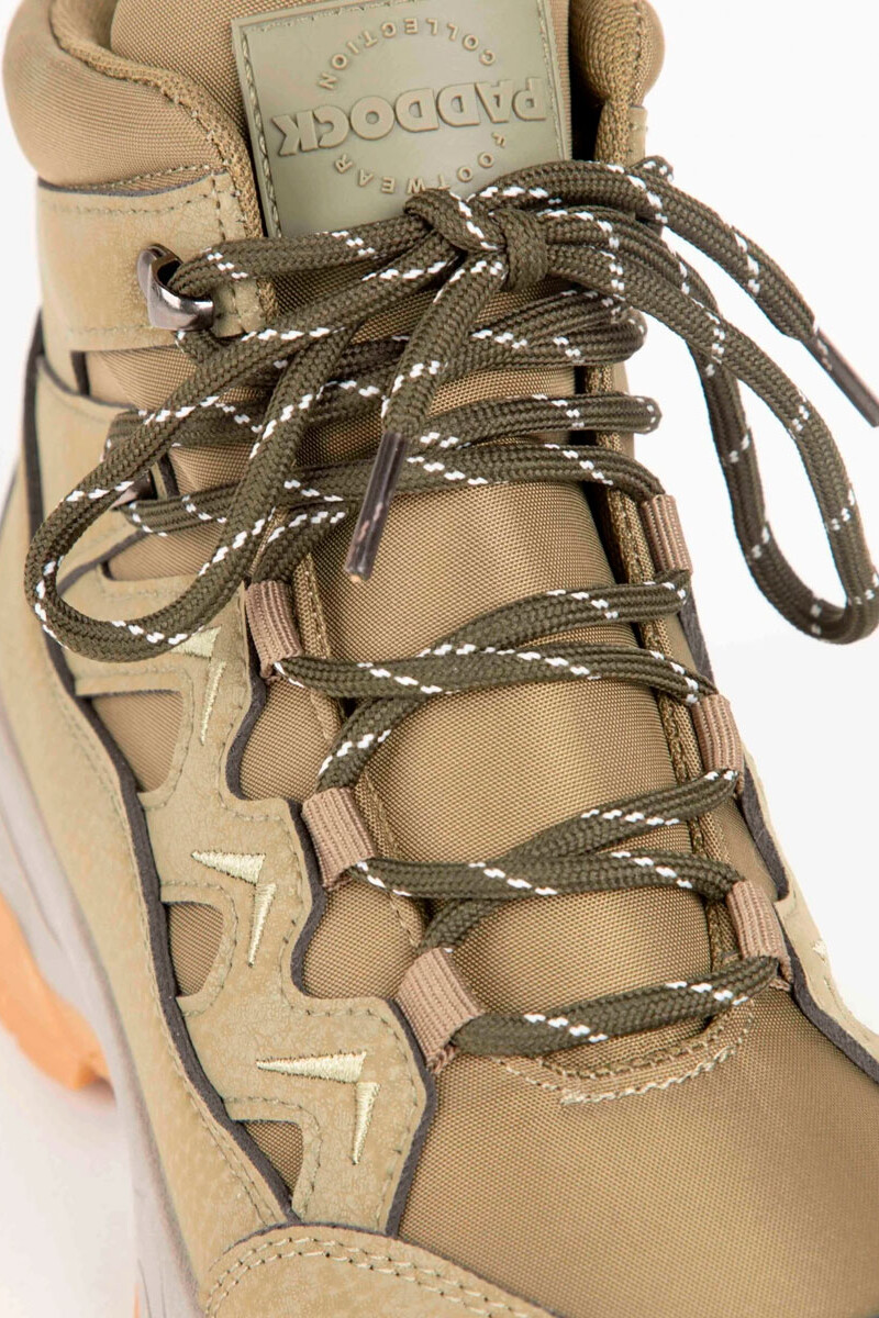 BOTA MUJER PADDOCK TECH Verde-seco