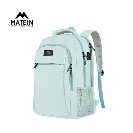 Mochila Urbana Viaje Antirrobo Notebook Matein 1007 28l Celeste