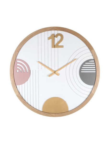 RELOJ DE PARED MDF 60X60X4 CM CIRCULOS Y LINEAS RELOJ DE PARED MDF 60X60X4 CM CIRCULOS Y LINEAS
