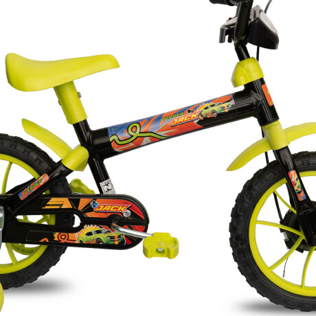 Bicicleta Infantil Verden Con Rueditas Montaña Rod 12 Negro