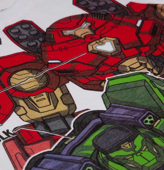 T-shirt de niño Avengers BLANCO