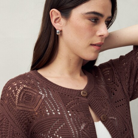 CARDIGAN EMMA Chocolate