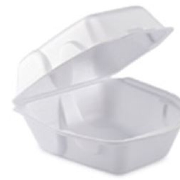 MARMITA CON BISAGRA PARA POLLO SPIEDO 25 x 22,5 x 12,5 CM BLANCO