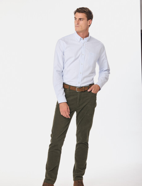PANTALÓN DE PANA Verde