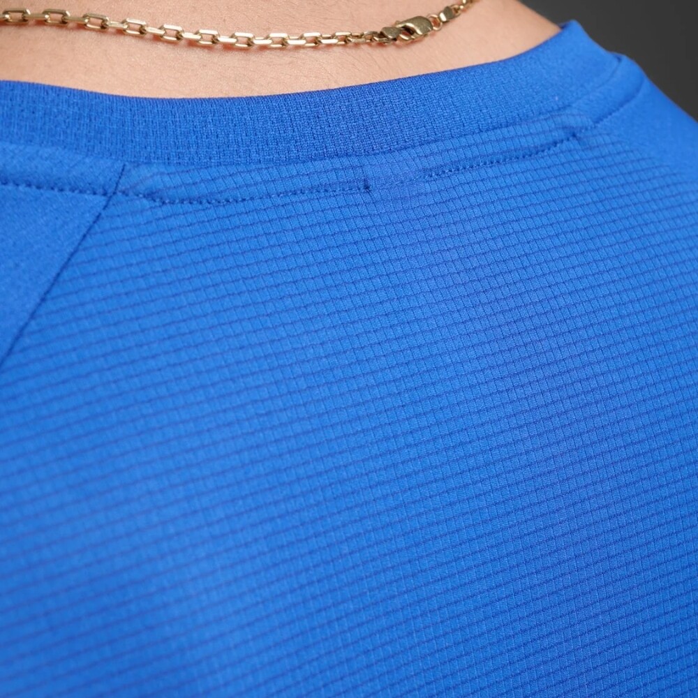 Polo Running Aero Mesh Tee Hombre Surf/silver Reflective