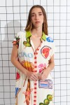 Vestido camisero la dolce vita multicolor