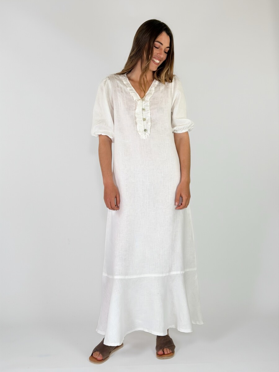 VESTIDO GERIBA - BLANCO 