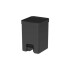 Papelera con pedal 12L Negro