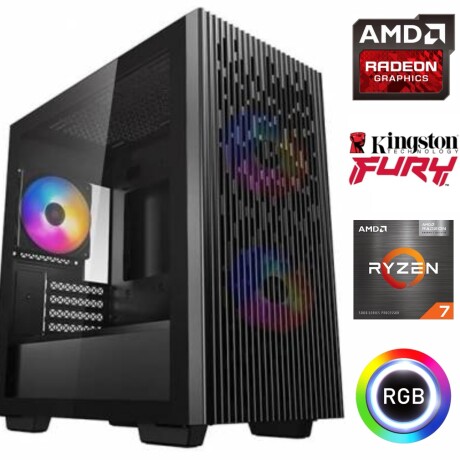 Equipo Gamer Ryzen 7 5700G, 16GB, 1TB Nvme, Graficos Radeon? 001