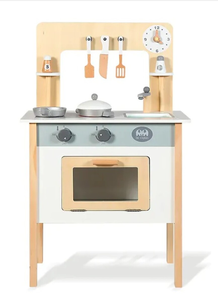 Cocina madera SOBEBEAR gris 