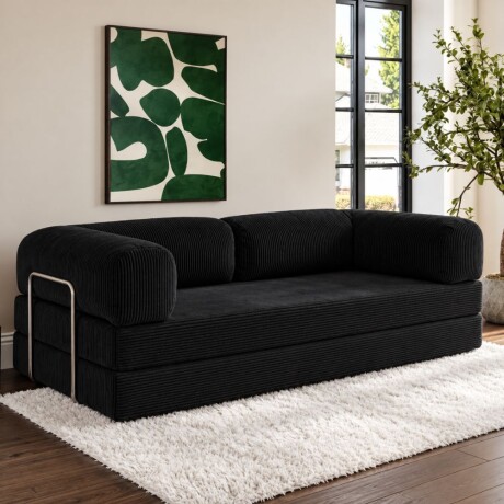 Sillón Cama 2 Cuerpos CloudNest Negro