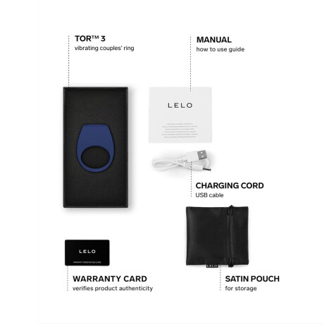 Anillo Vibrador Con App Para Parejas Lelo Tor 3 Anillo Vibrador Con App Para Parejas Lelo Tor 3