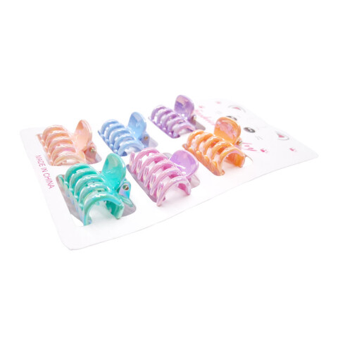 Broches pinzas de colores para el cabello 6pcs Broches Pinzas De Colores Para El Cabello 6pcs