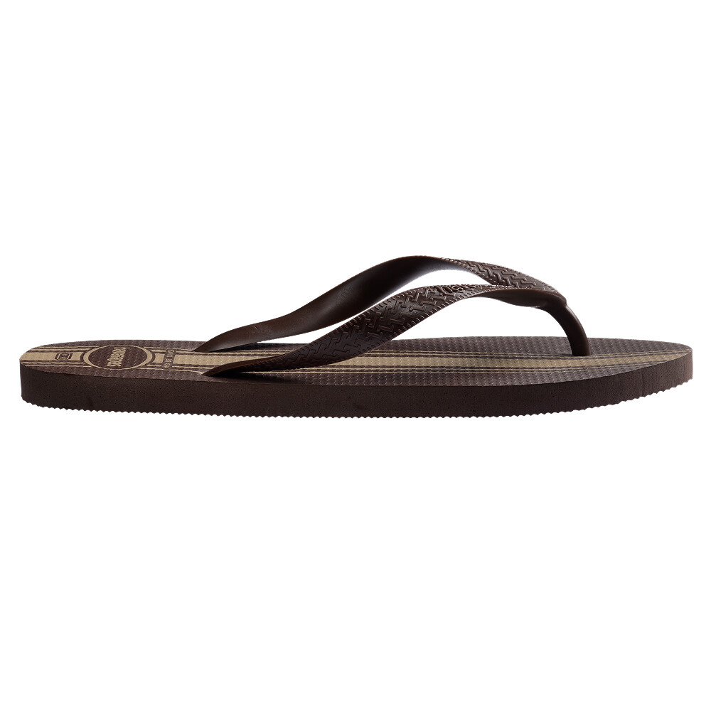 Sandalias Havaianas Color Essential Hombre Marron Oscuro/Marron Oscuro