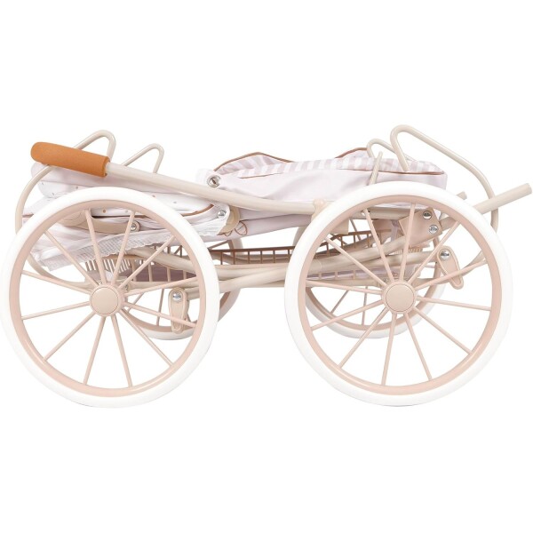 Set Coche Muñecas De Cuevas Niños Juguete Plegable + Bolso Variante Color Crema